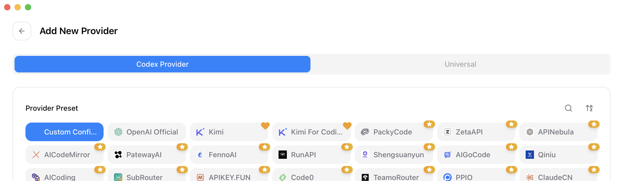 Thêm Custom Codex Provider trong CC Switch